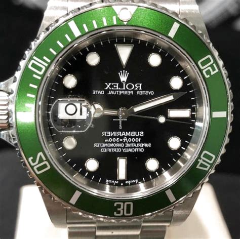 rolex submariner verde usato